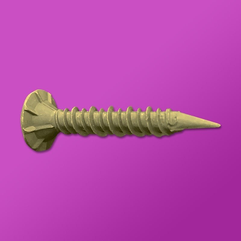 CEMENT BOARD SCREWS . PHILLIPS WAFER SPADE POINT- #8 x 1-1/4