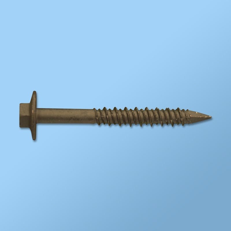 CON CONCRETE SCREWS – HEX FLANGE QUICK-CON ( BRONZE & WHITE COATING)