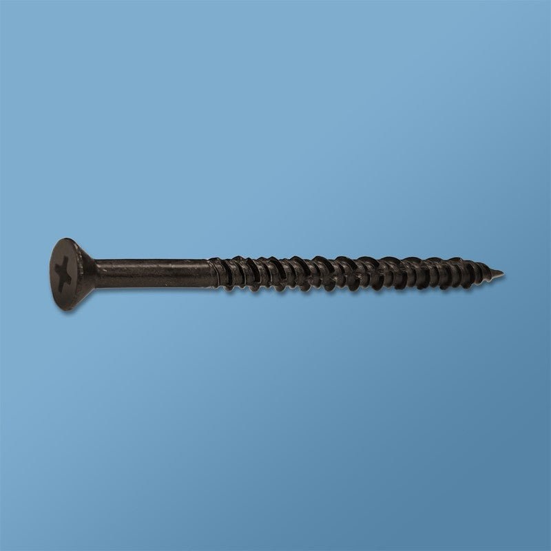CON CONCRETE SCREWS – PHILLIPS FLAT ( BRONZE & WHITE COATING)