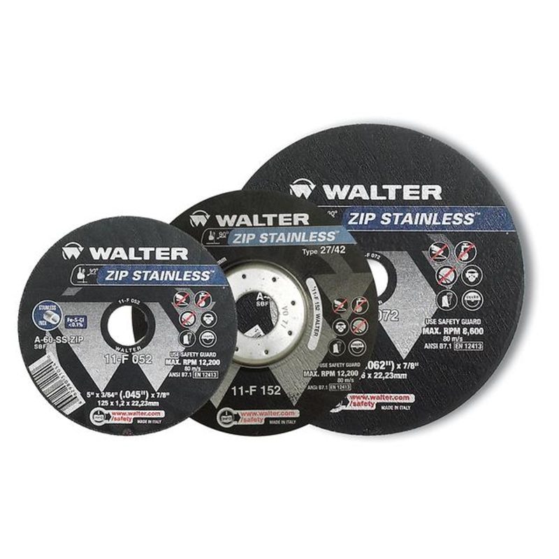 ZIP STAINLESS Cut-Off Abrasive Wheels – Pack of 25