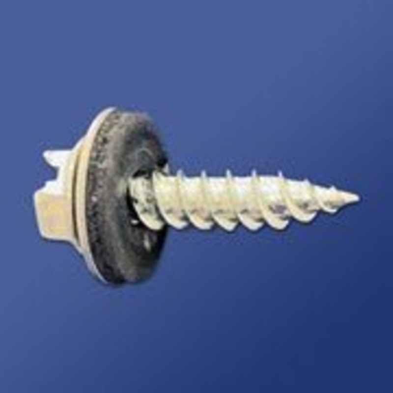 ZIP ULTRA SHARP POINT SCREWS – SLOTTED HEX WASHER HEAD WITH BONDED WASHER(ZINC)