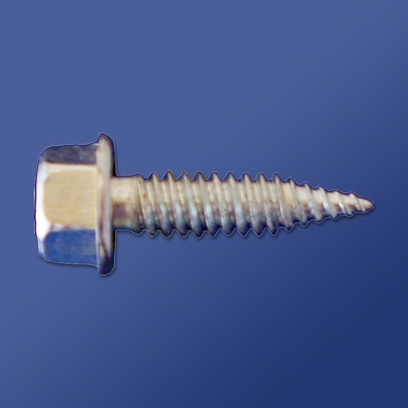 ZIP ULTRA SHARP POINT SCREWS – UNSLOTTED HEX WASHER HEAD (ZINC)