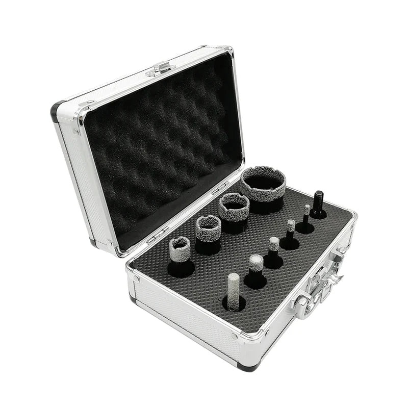 Diamond Core Bit, Blade, and Finger Bit Kit