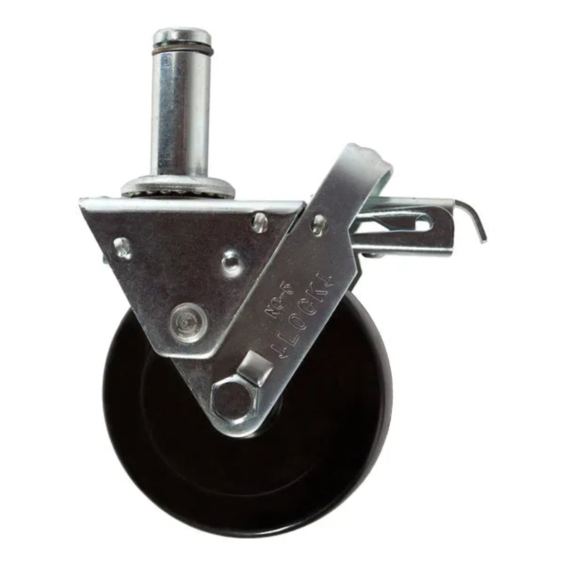 Locking Caster With 5 in. Diameter Wheel