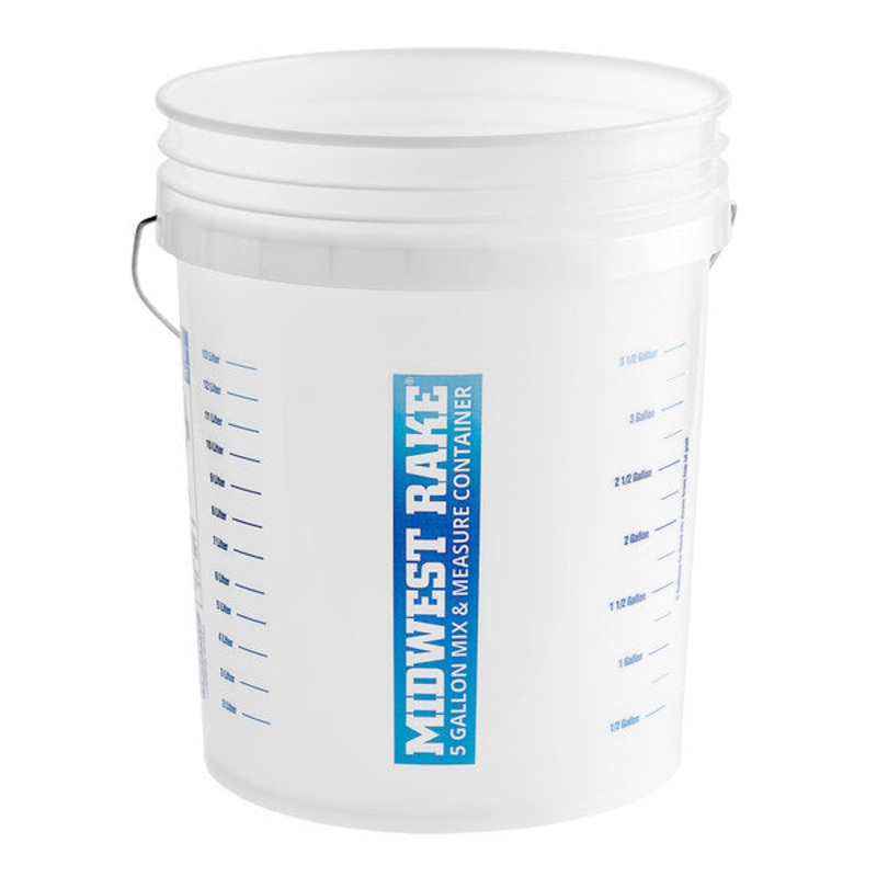 Midwest Rake 5 Gallon Multi-Purpose Mixing Bucket