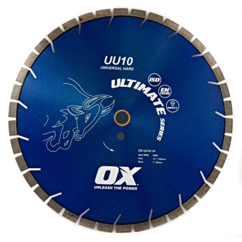 OX Ultimate Universal Hard Diamond Blade | Diameter: 10 | Bore: 1