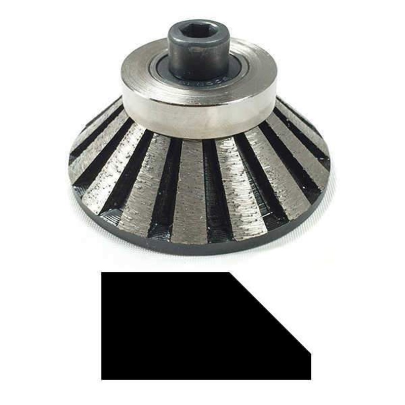 Bevel – Amigo Router Bit|3/4″ (20)|1-1/4″  (30)|1-1/2″ (40)|P 1 – Coarse|P 2- Medium