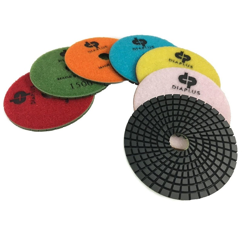 Dia Plus Premium Wet Diamond Polishing Pad for Granite, Marble, Natural Stone, and Concrete