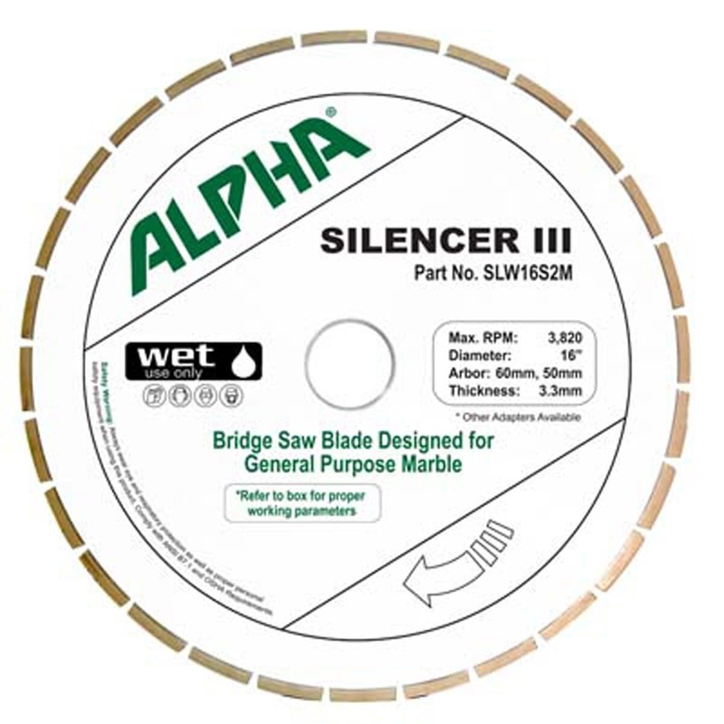 Alpha Silencer III Blade for Marble