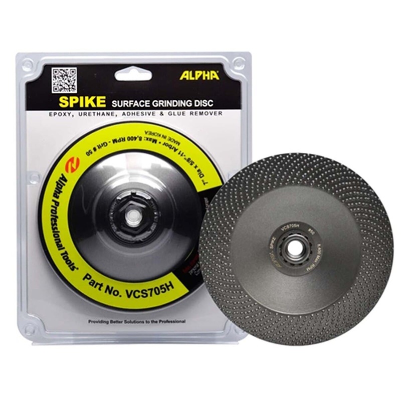 Alpha Spike Disc|4-1/2″|5″|7″|7/8″|5/8″-11|SQ