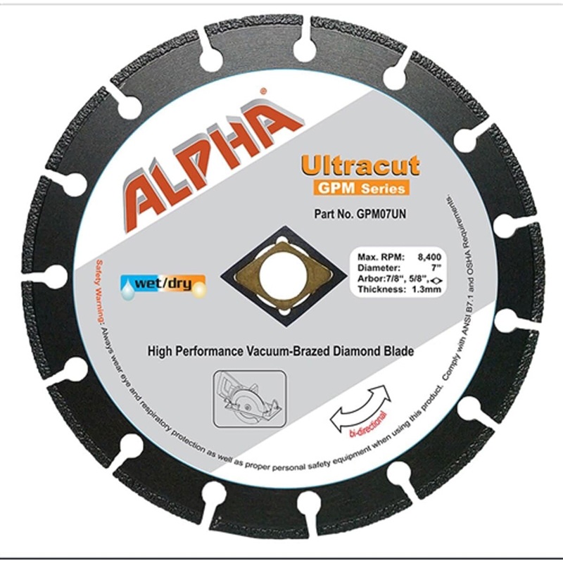 Alpha Ultracut GPM Series Blade
