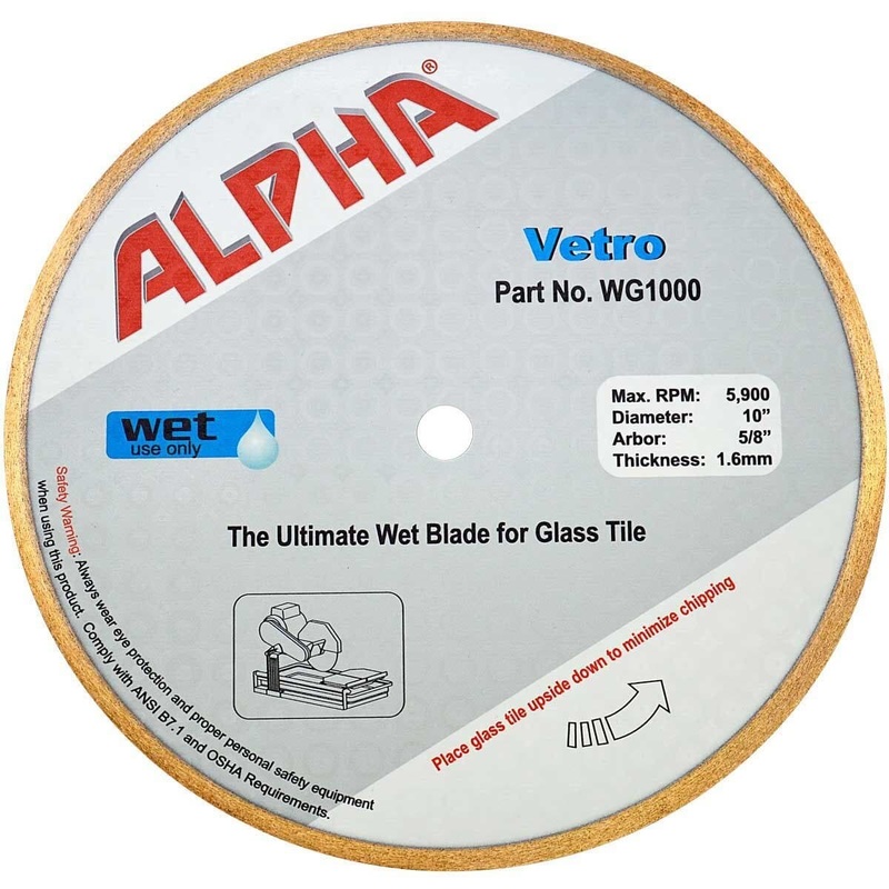 Alpha Vetro Premium Glass Tile Blade