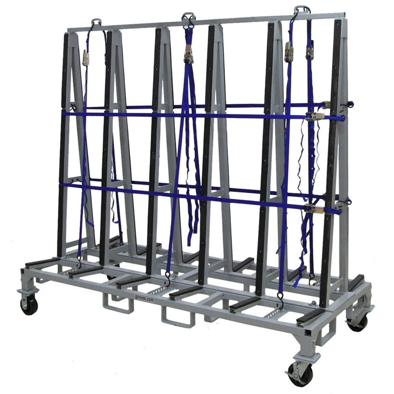 Groves Economy Transport Rack|Rack (84  36  57 in) 63″ With Casters|Rack (84  36  69 in) 75″ With Casters|Replacement Caster Kit for Economy Transport Cart