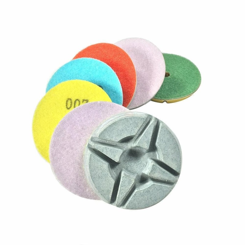 White Floor Polishing Pads: 3 Inch