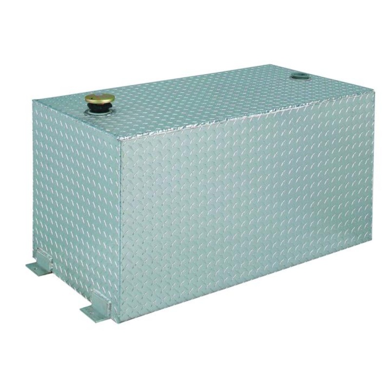 100 Gallon Rectangular Aluminum Liquid Transfer Tank for Trucks
