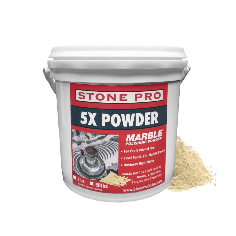 5X Polishing Powder For Marble, Travertine and Limestone