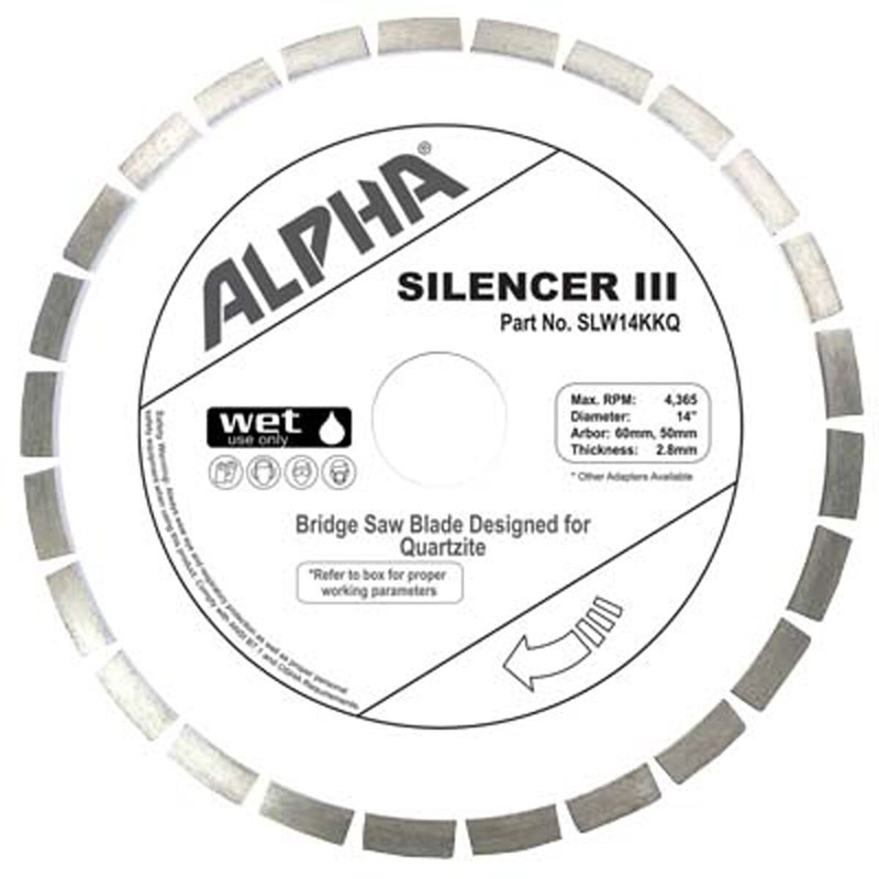 Alpha Silencer III Blade for Quartzite