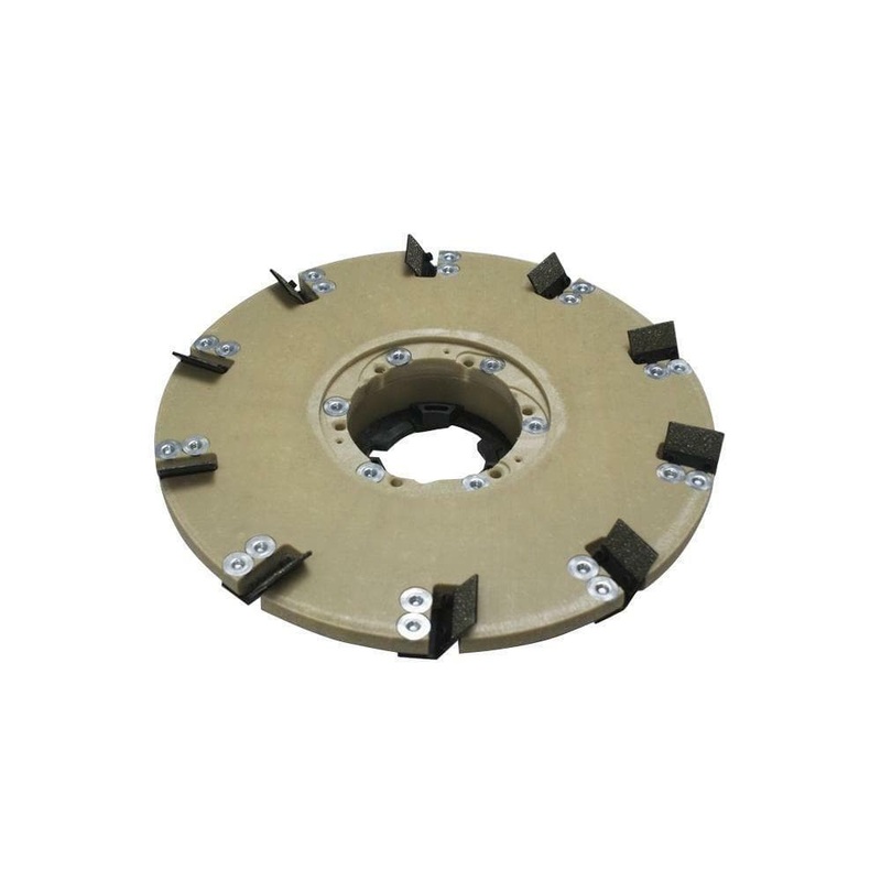 Diamabrush Coating Removal Tool 10 Blade with Clutch Plate and Riser