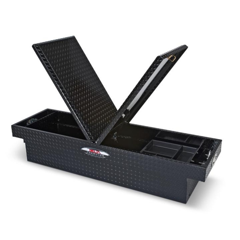 Gear-Lock Black Aluminum Mid-Lid Full-size Crossover Truck Box