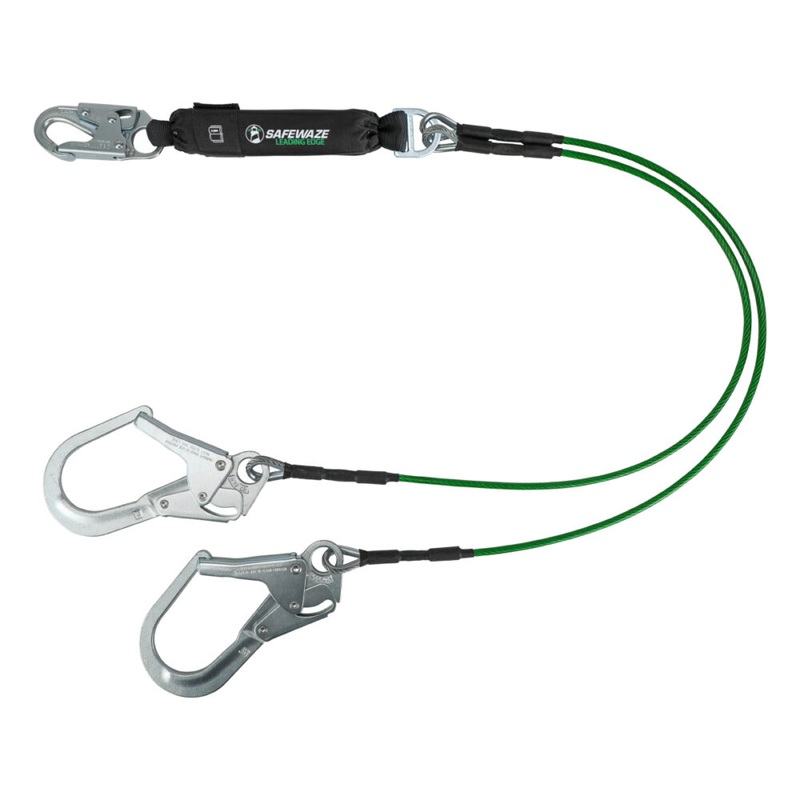 Leading Edge 6 Energy Absorbing Lanyard: Dual Leg, Rebar Hooks