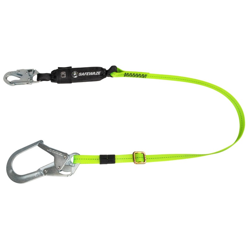 PRO 4-6 Adjustable Energy Absorbing Lanyard: Rebar Hook