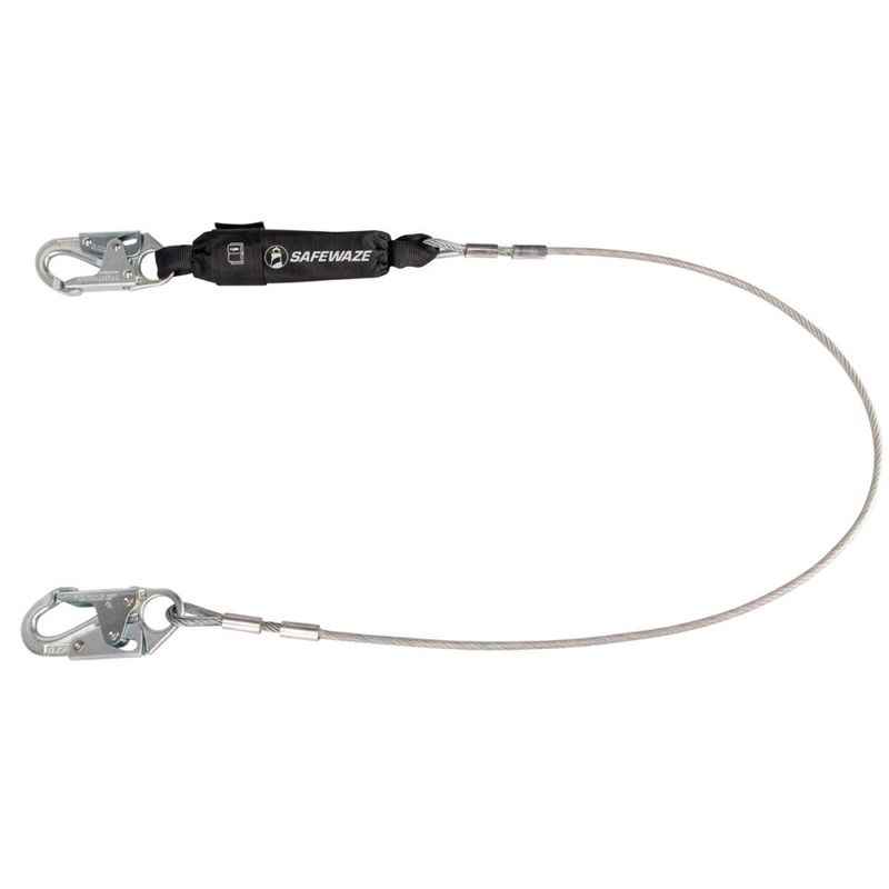 PRO 6 Cable Energy Absorbing Lanyard: Snap Hook