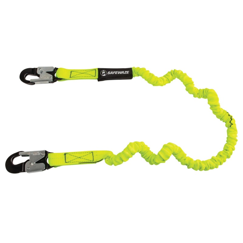 PRO 6 Stretch Internal Energy Absorbing Lanyard: Alu Snap Hook