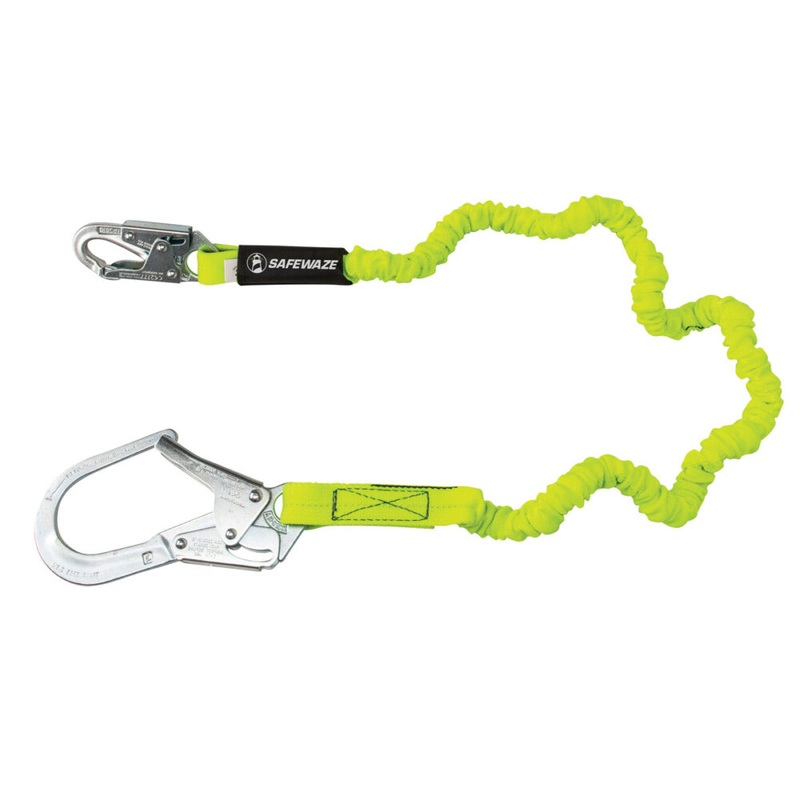 PRO 6 Stretch Internal Energy Absorbing Lanyard: Rebar Hook