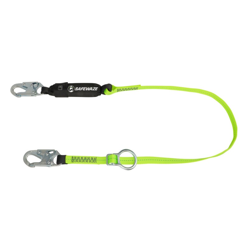 PRO 6 Tie-Back Energy Absorbing Lanyard: Adjustable Ring
