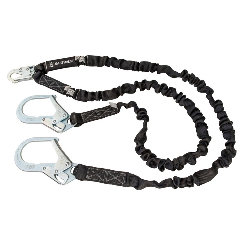 V-Line 6 Internal Energy Absorbing Lanyard: Dual Leg, Rebar Hooks