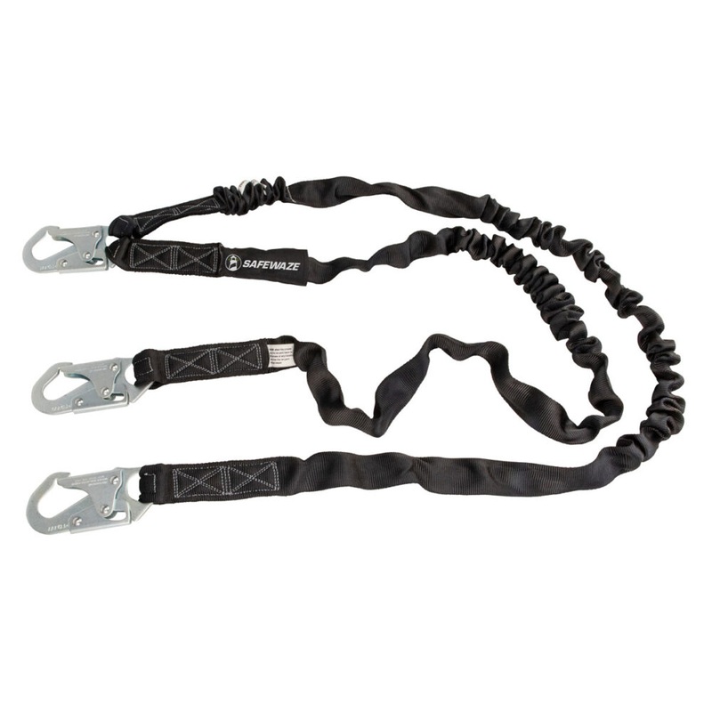 V-Line 6 Internal Energy Absorbing Lanyard: Dual Leg, Snap Hooks