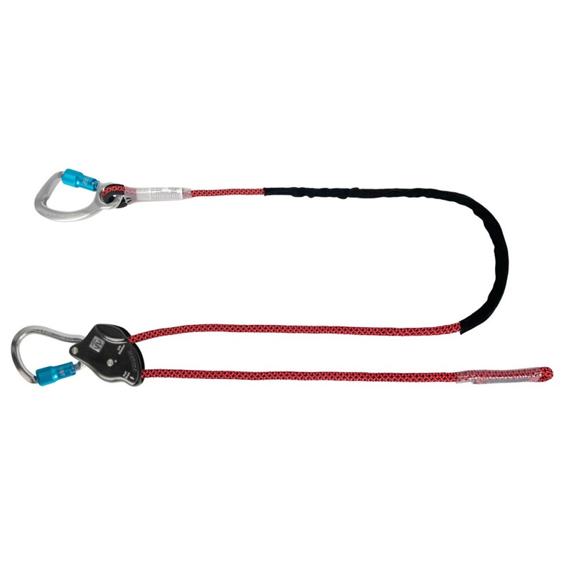 6.5 Rope Positioning Assembly: Rope Adjuster, Alu Carabiners