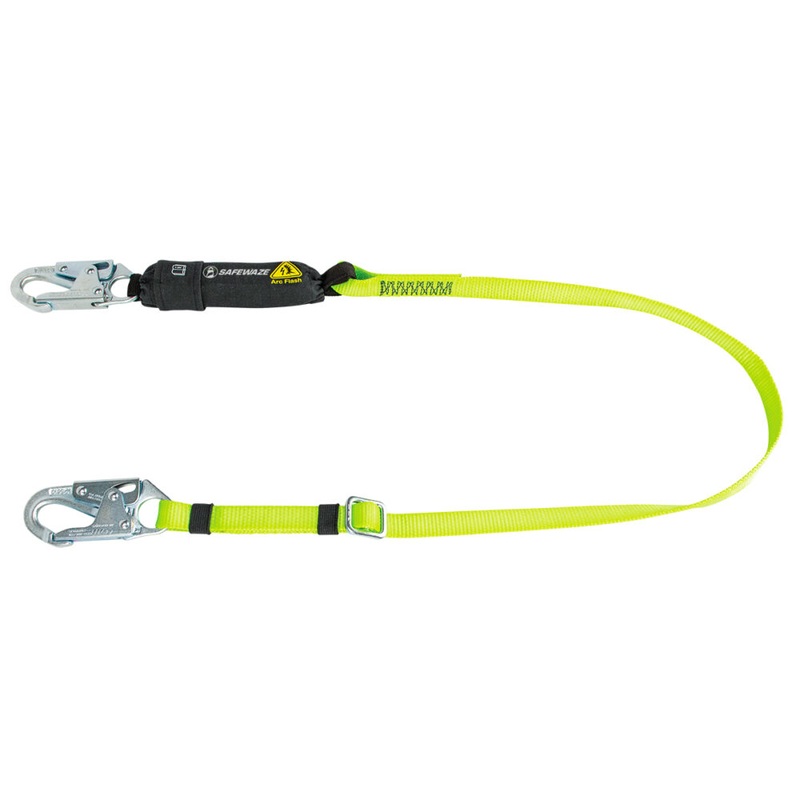 Arc Flash 4-6 Adjustable Energy Absorbing Lanyard: Snap Hook