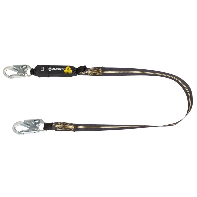 Arc Flash 6 Energy Absorbing Lanyard: Aramid, Snap Hook