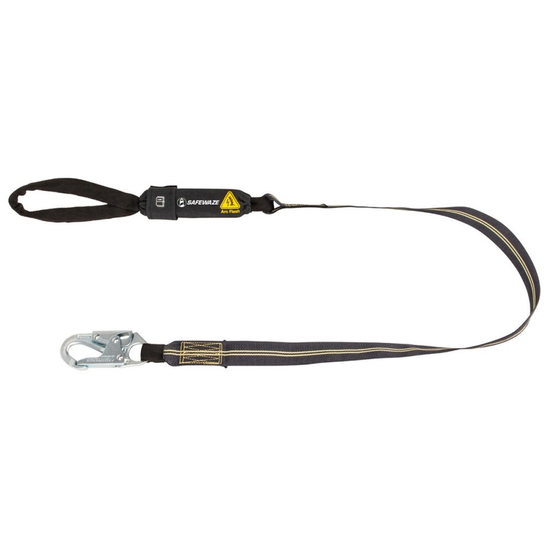 Arc Flash 6 Energy Absorbing Lanyard: Aramid, Snap Hook, Soft Loop
