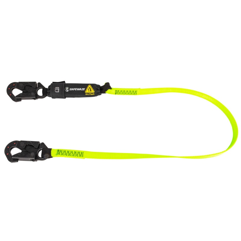 Arc Flash 6 Energy Absorbing Lanyard: Dielectric Snap Hook