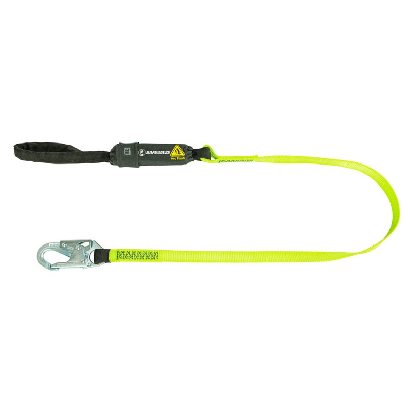 Arc Flash 6 Energy Absorbing Lanyard: Snap Hook, Soft Loop