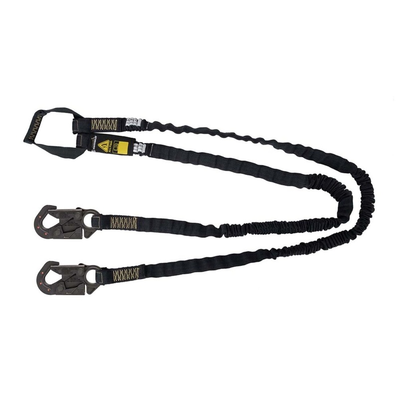 Arc Flash 6 Internal Energy Absorbing Lanyard: Aramid, Dual Leg, Soft Loop, Dielectric Snap Hook
