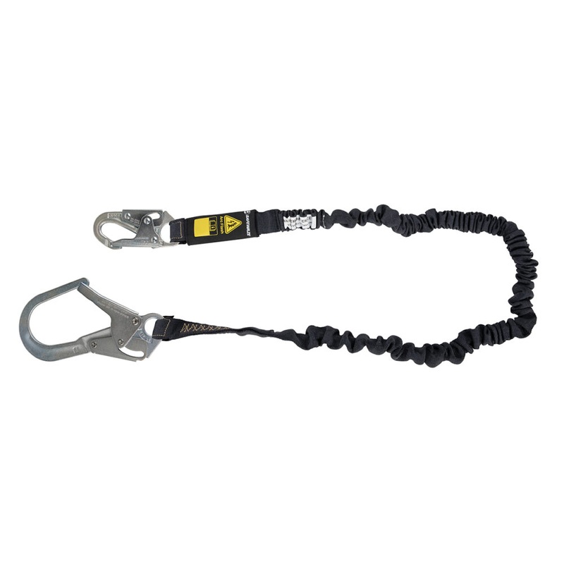Arc Flash 6 Internal Energy Absorbing Lanyard: Aramid, Rebar Hook