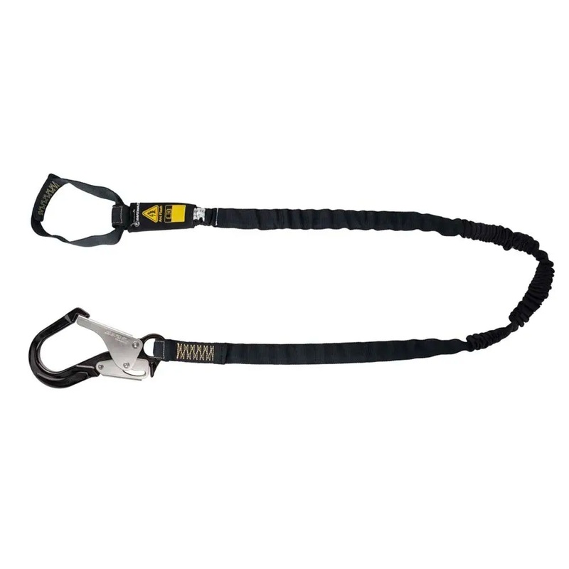 Arc Flash 6 Internal Energy Absorbing Lanyard: Aramid, Soft Loop, Alu Rebar Hook