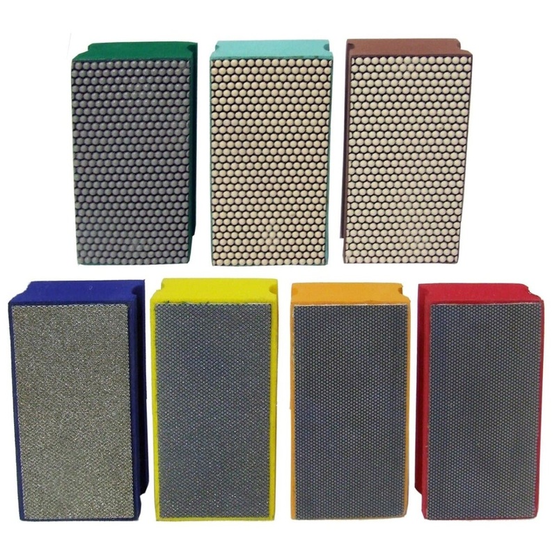 Diamond Hand Pads|60|150|300|500|1000|2000|3000|KIT