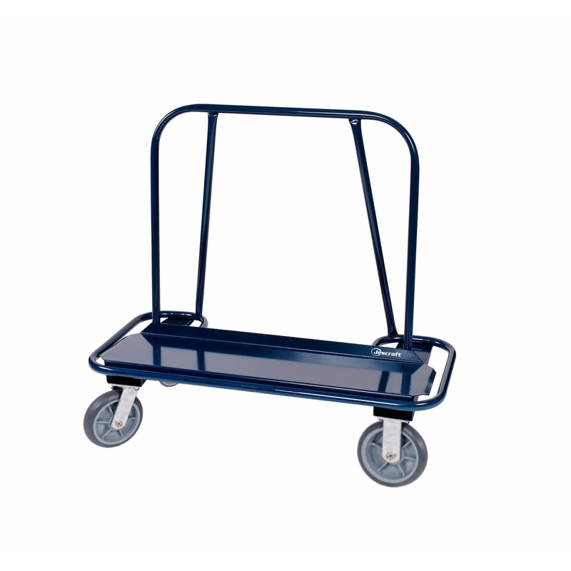 Jescraft Jumbo Drywall Cart  Wrap-Around Bumper w/ Inset Back
