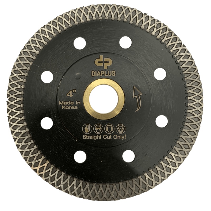 DiaPlus Mesh Thin Dry Blade (10mm) for Cutting Porcelain, Tile, and Thasos