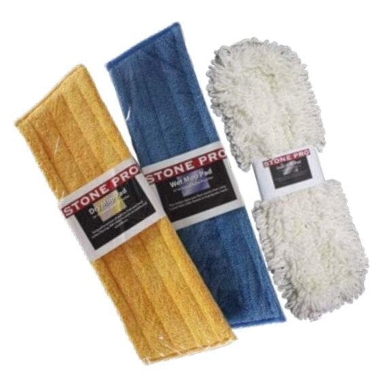 StonePro Mop|Mop Handle|Wet Pad|Dry Pad|Dust Pad