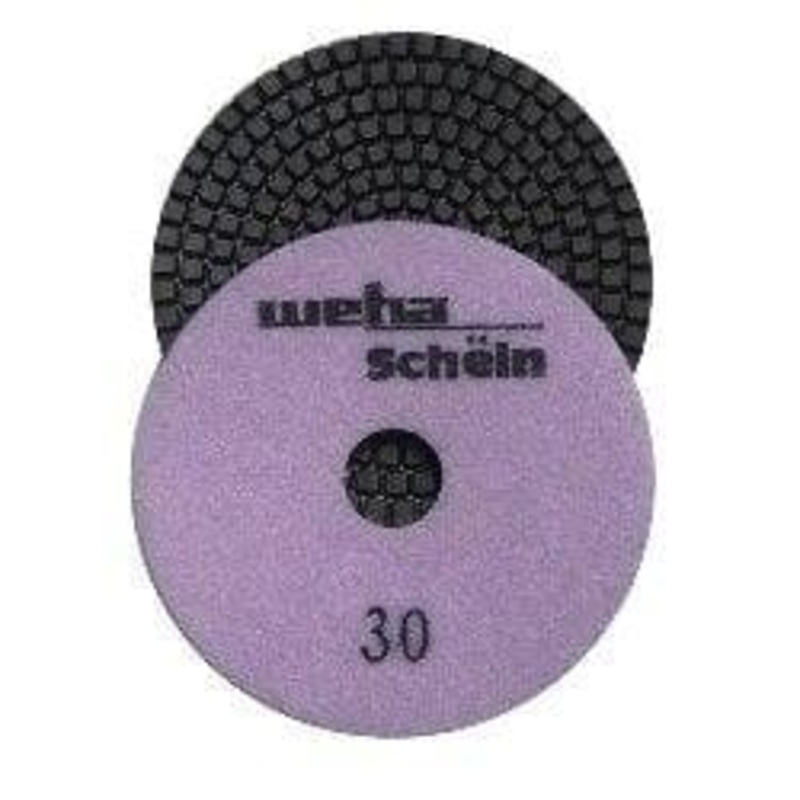 4 Inch Weha Schein Diamond Polishing Pads 3.4mm Thick