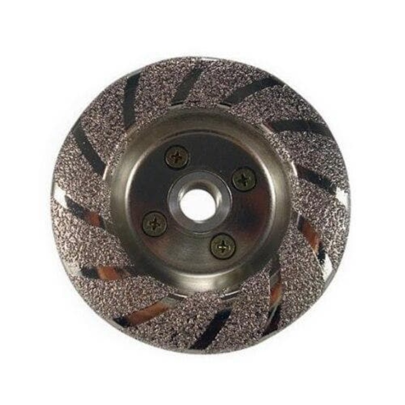 4 Vacuum Brazed Diamond Contour Cup Wheel