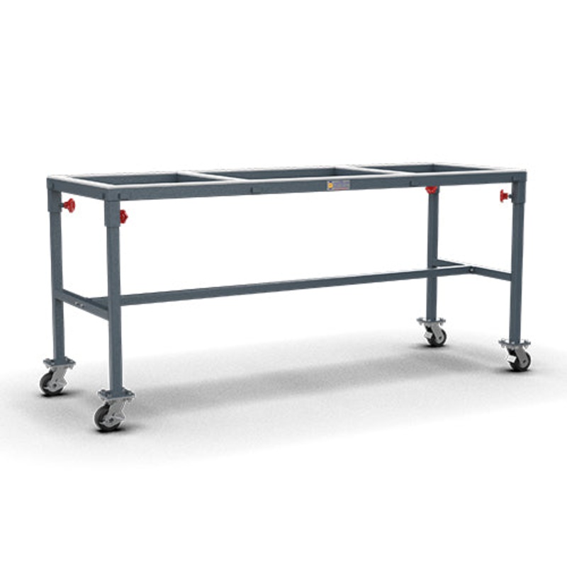 Abaco Flexible Work Table|With Wheels|Without Wheels|Black Rubber|White Rubber