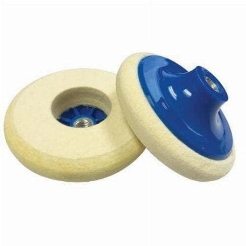 The Weha 5 x 1 x 5/8-11 Thick Medium Density Felt Wheel
