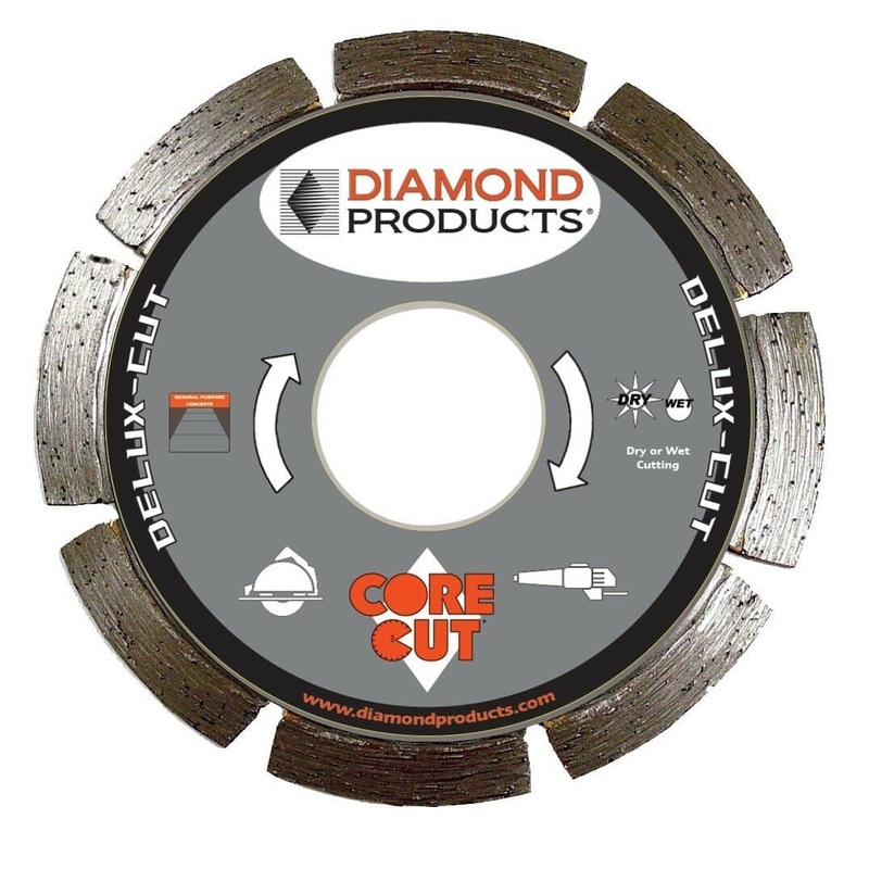 Delux-Cut Segmented Small Diameter Diamond Blade for Concrete
