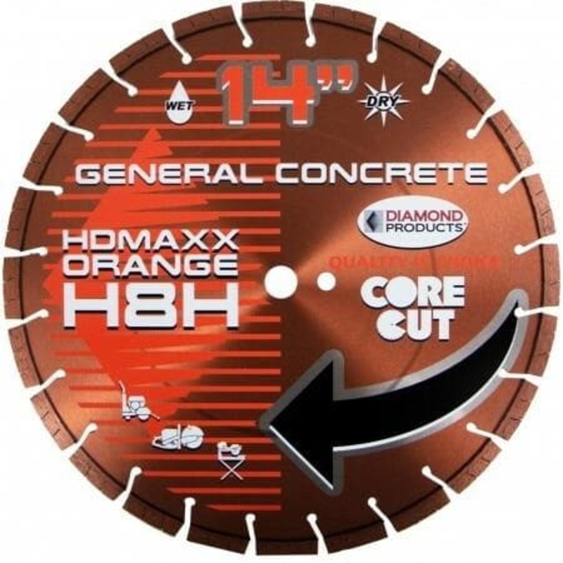 Heavy Duty Orange MAXX High Speed Diamond Blades – H8H